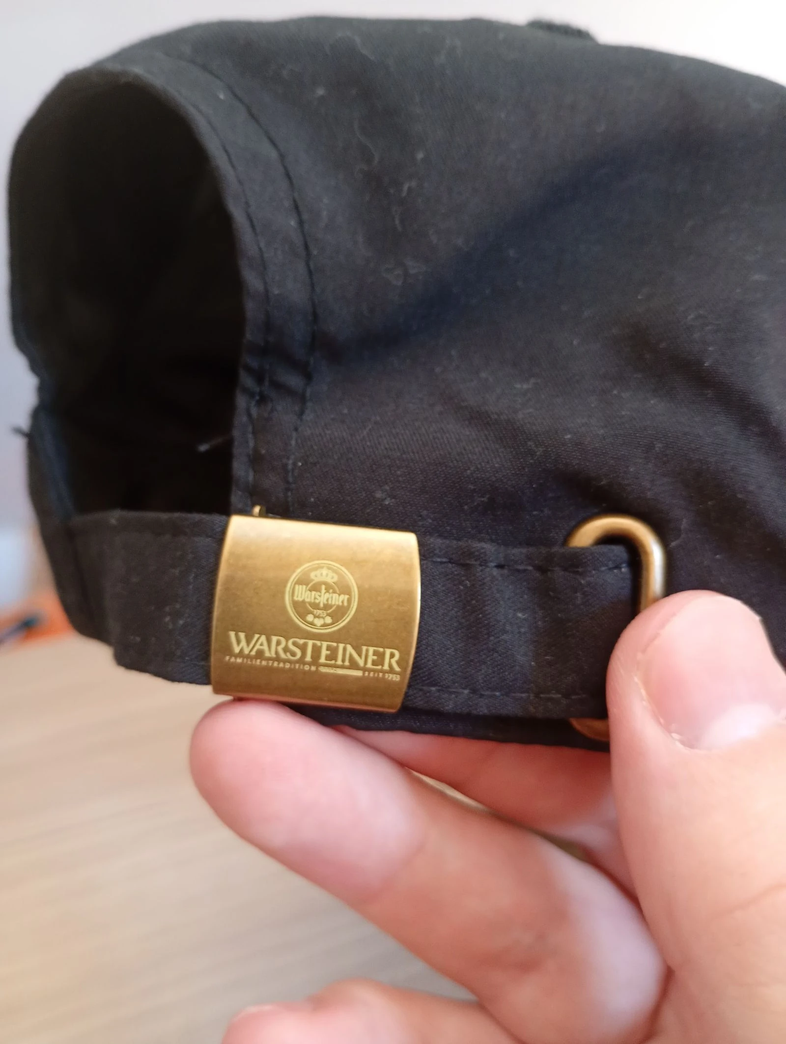 Gorra vintage publicitaria ajustable negra – photo 2
